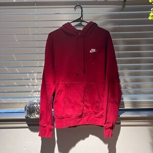 Nike Red Pullover Hoodie